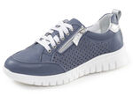 ELENA EDEN, sommerliche Damen-Sneaker, Weite H, mit herausnehmbarem Fussbett JEANS-SILBER