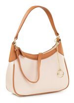 Laurina, Tasche, Damen, mit abnehmbarem, verstellbarem Umh&auml;ngeriemen BEIGE-BRAUN