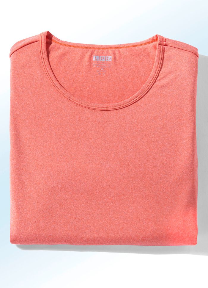 Meliertes Funktionsshirt von &laquo;LPO&raquo; in 3 Farben APRICOT