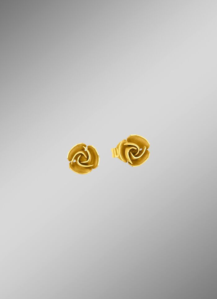 Schicke Ohrstecker Rose 