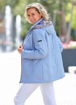 Jacke mit abnehmbarer Kapuze LICHTBLAU