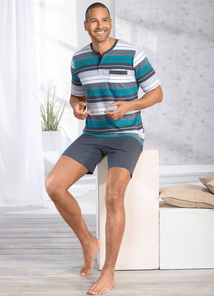 Shorty mit Knopfleiste 