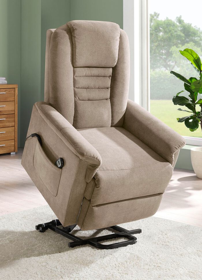 TV-Sessel mit Motor und Aufstehhilfe BEIGE