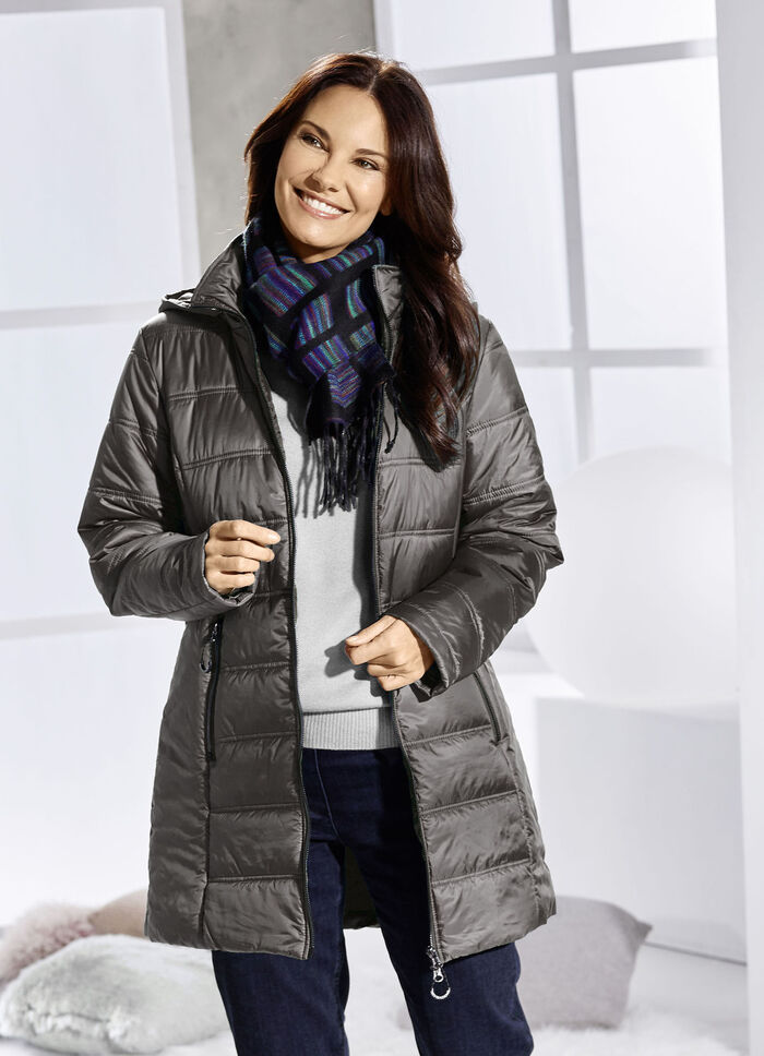 Jacke mit 2-Wege-Reißverschluss GRAFIT