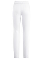 Hose mit abgesteppten Teilungsnähten WEISS