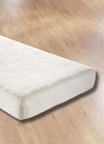 Spannbetttuch mit Sherpa-Teddy-Plüsch für kuschelig warme Nächte 