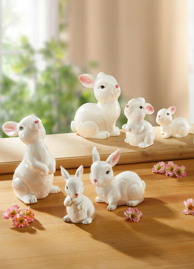 Hasenfiguren aus Keramik, , large