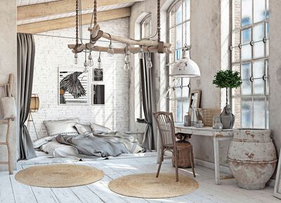 &laquo;Jute&raquo; Teppich, handgeflochten  