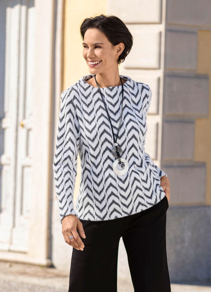 Flauschige Shirt-Tunika von laurakent 