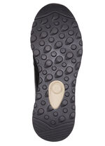 ELENA EDEN, trendige Damen-Sneaker, Weite G, mit herausnehmbarem Fussbett SCHWARZ-BRAUN