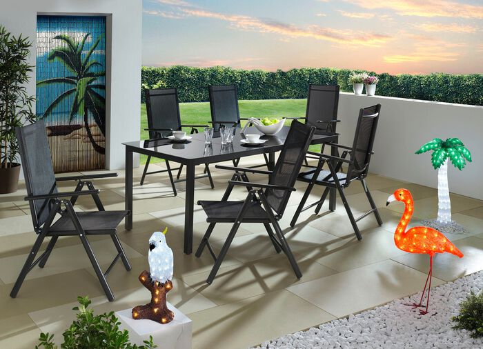 M&ouml;belserie Miami aus wetterbest&auml;ndigem Aluminium 