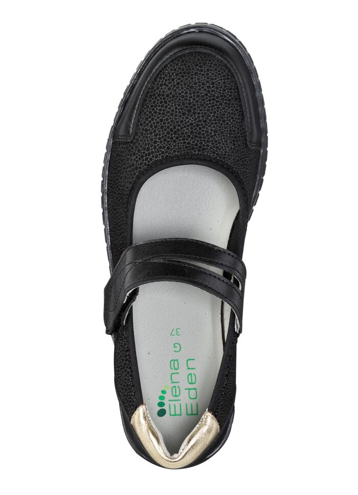 ELENA EDEN Slipper aus Nappaleder und Stretchmaterial 