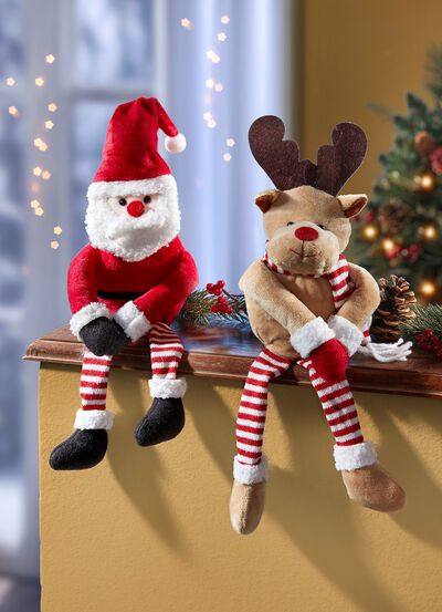 Weihnachtliche Deko-Figur, 2er-Set 