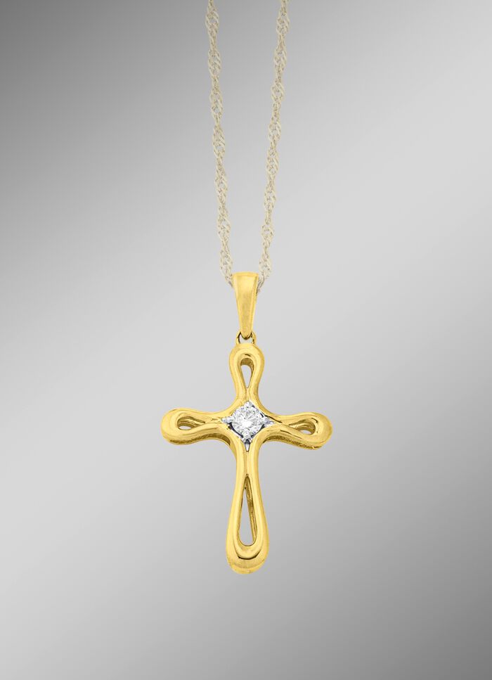 Klassischer Kreuz-Anh&auml;nger 