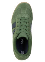 Sportliche Herren-Sneaker, mit herausnehmbarem Fussbett GR&Uuml;N-MARINE