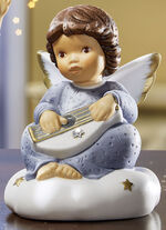 Engel aus Porzellan aus dem Hause Goebel BLAU