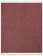 Wohndecke mit Fransen ROT