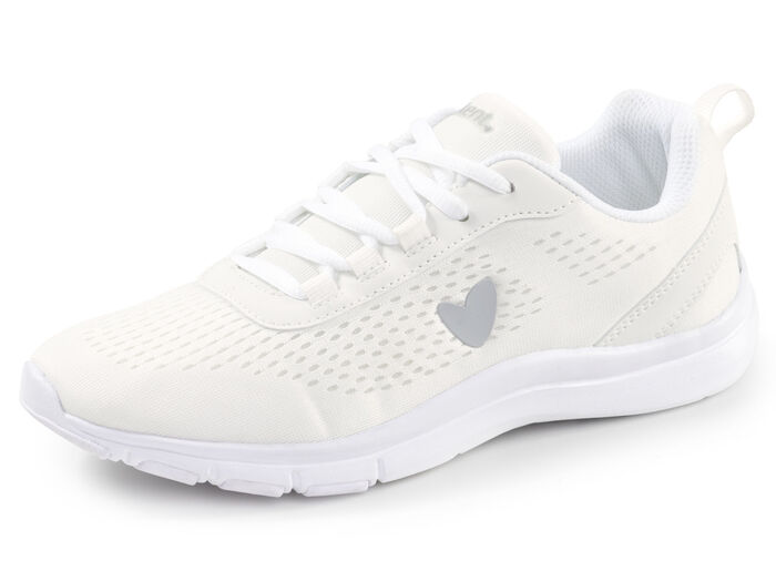 LAURA KENT, sommerliche Damen-Sneaker, mit herausnehmbarem Fussbett WEISS
