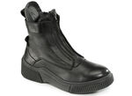 Libelle Bootie aus Nappaleder mit Zier-Reissverschluss SCHWARZ