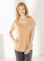 Shirt in Feinjersey APRICOT
