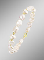 Armband mit SW-Zuchtperlen und Keshi-Perlen, 