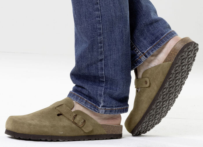 Klassische Herren-Clogs, mit verstellbarer Spange, 