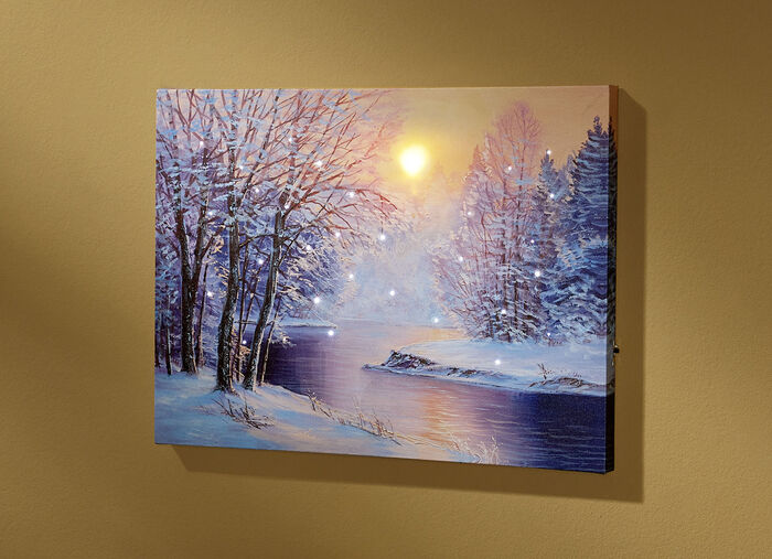 Batteriebetriebenes LED-Bild 