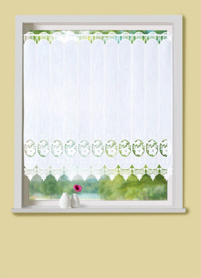 Kurzstore mit Blumen in Macramé-Spitze 