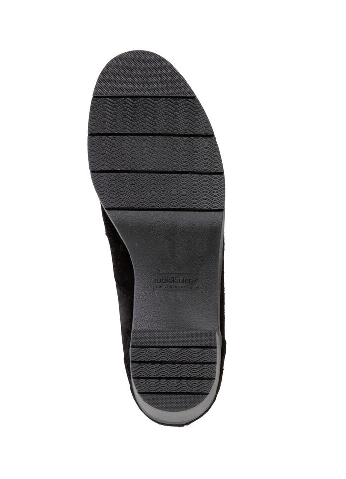 Waldläufer, bequemer Damen-Trotteur, Weite H, mit herausnehmbarem Fussbett SCHWARZ