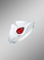 Faszinierender Damenring mit Granat 