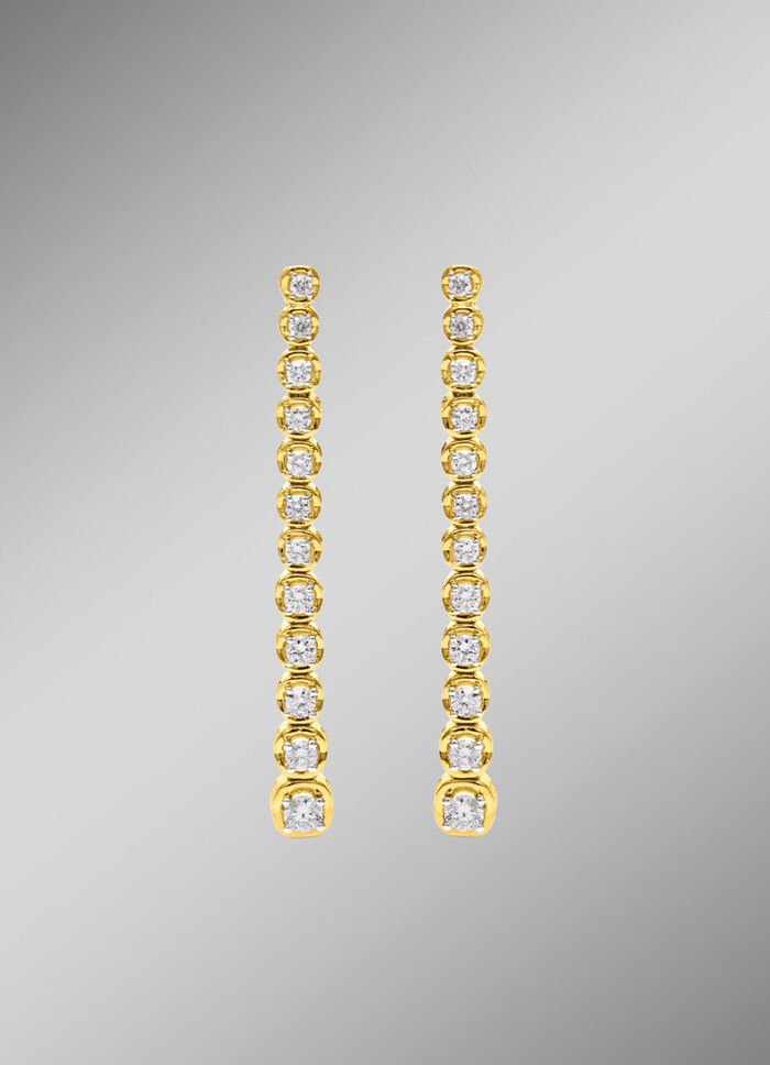 Edle Ohrstecker mit Brillanten 