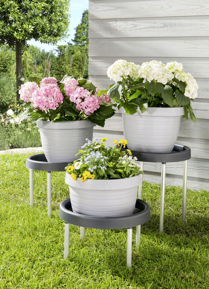 Pflanzenpodest aus Kunststoff, 3er-Set 