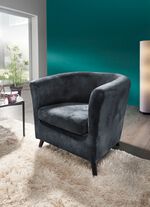 Pflegeleichter Sessel auf Holzf&uuml;&szlig;en 