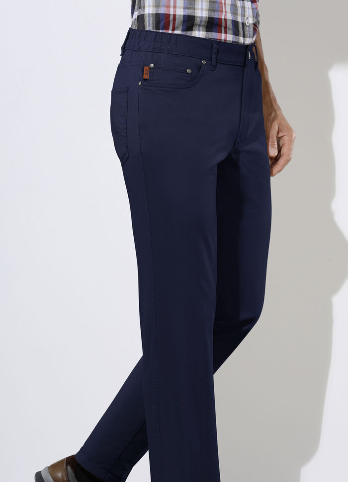 &laquo;Francesco Botti&raquo;-Hose in 4 Farben MARINE