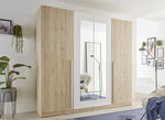 Moderner und formschöner Kleiderschrank SAN REMO EICHE-WEISS
