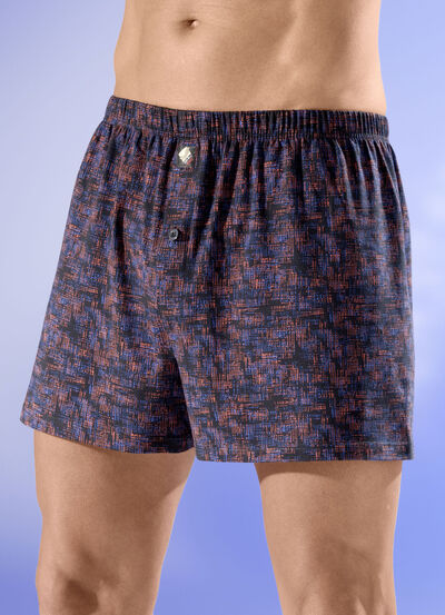 Viererpack Boxershorts mit knöpfbarem Eingriff, , large