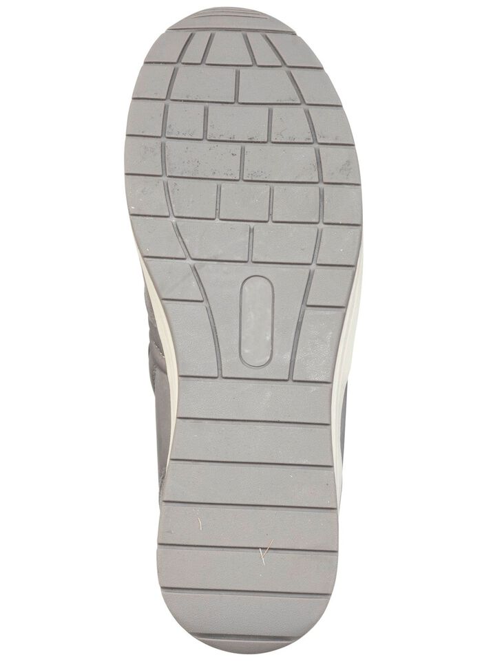 ELENA EDEN, gef&uuml;tterte Damen-Boots, Winterschuhe, Weite H, mit herausnehmbarem Fussbett GRAU