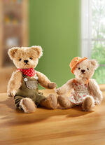 Teddy aus hochwertigem Mohairplüsch 