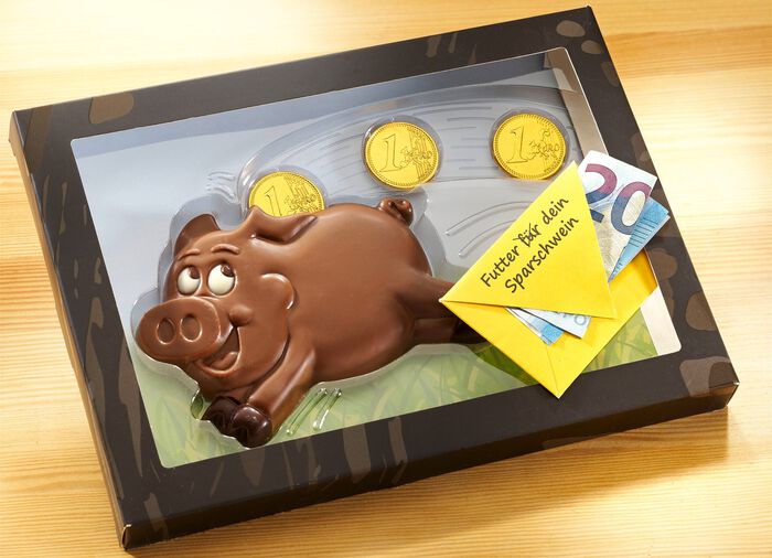 Schokoladen-Sparschein BUNT