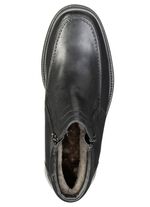 GINO GALANTE, gef&uuml;tterte Herren-Stiefeletten, Winterschuhe, mit Lammfell 