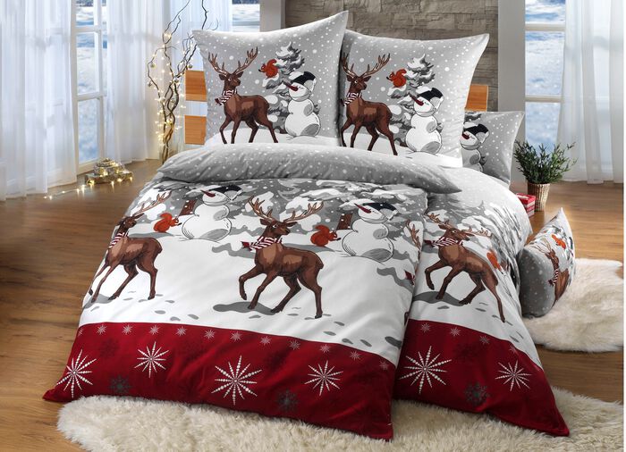 Florella Bettw&auml;sche-Garnitur aus Soft-Biber 