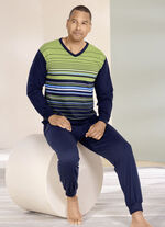 Pyjama mit V-Ausschnitt 