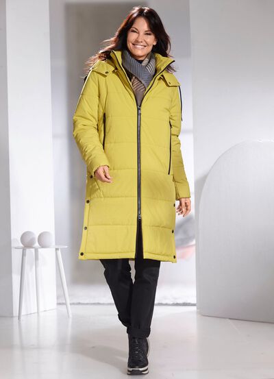 Mantel mit abnehmbarer Kapuze 