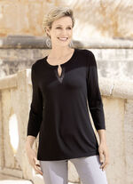 Shirt mit Zierring , 
