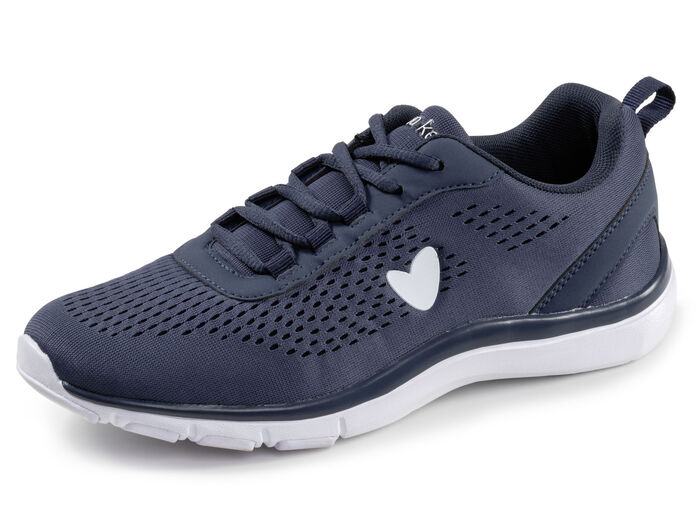 LAURA KENT, sommerliche Damen-Sneaker, mit herausnehmbarem Fussbett DUNKELBLAU