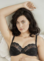 Felina Conturelle-Bügel-BH mit Stickereispitze SCHWARZ