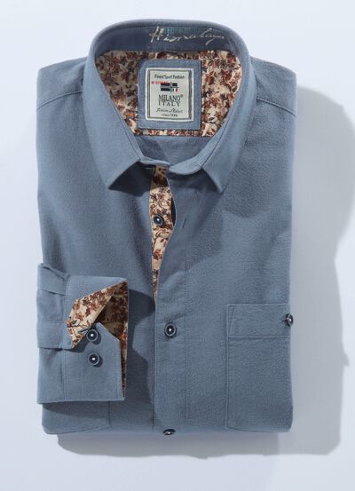 Markantes &laquo;Milano Italy&raquo;-Hemd in 3 Farben 