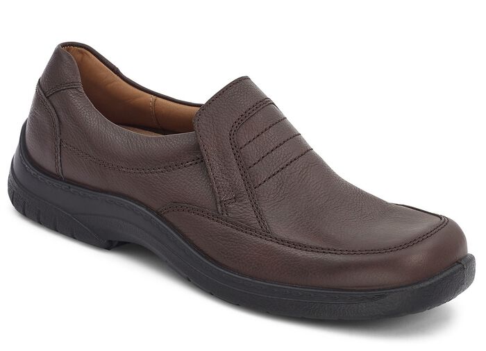 Klassische Herren-Slipper, mit atmungsaktivem Fussbett 