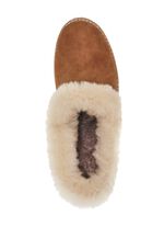 Gemini Pantoffel aus weichem, bestem Veloursleder COGNAC-BEIGE