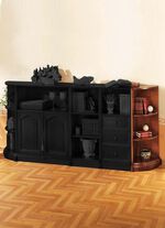 Teilmassive M&ouml;belserie mit Echtholzfurnier 